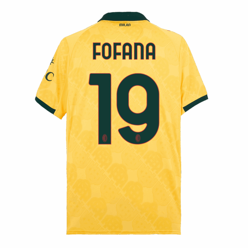 608344_3 AC Milan FOFANA #19 Third Away Soccer Jersey 2025/26