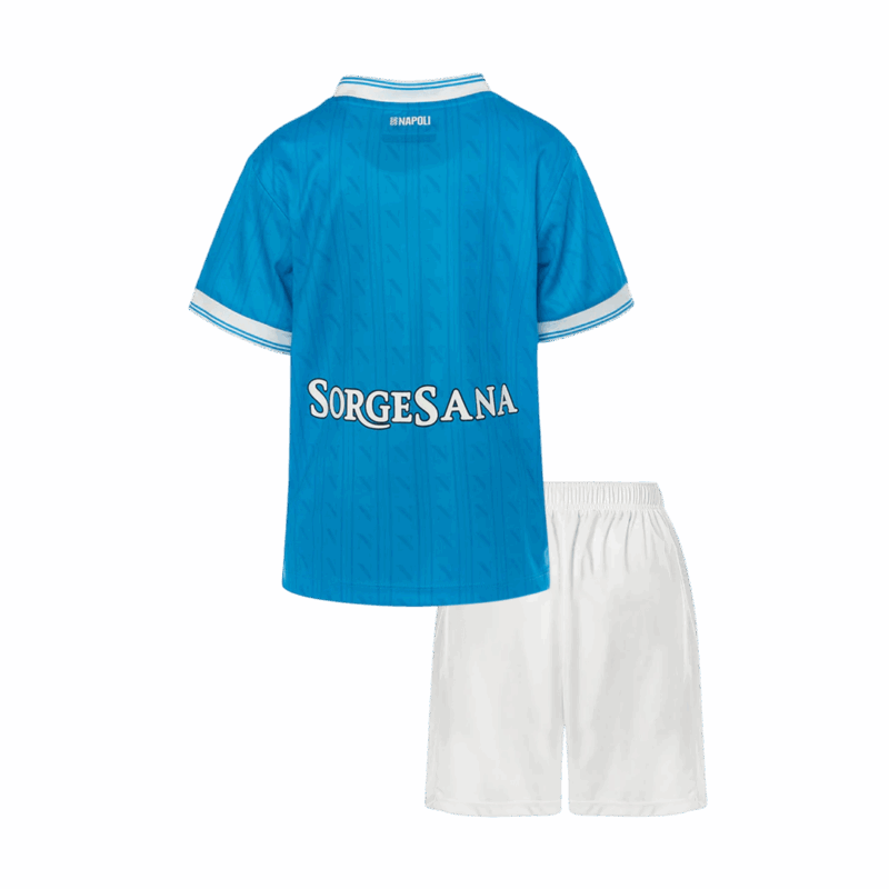 Kid's Napoli Home Soccer Jersey Kit(Jersey+Shorts) 25/26 Blue