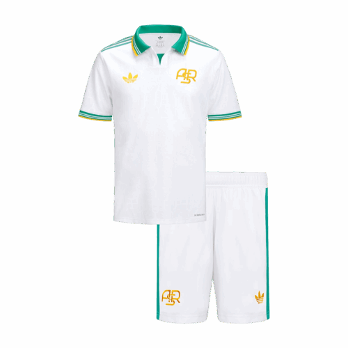 619899_1 Kid's Roma Third Soccer Jersey Kit(Jersey+Shorts) 25/26 White