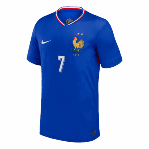 611977_2 GRIEZMANN #7 France Euro Home Soccer Jersey Blue
