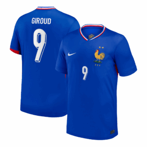 612043_1 GIROUD #9 France Euro Home Soccer Jersey Blue