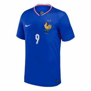 612043_2 GIROUD #9 France Euro Home Soccer Jersey Blue