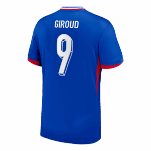 612043_3 GIROUD #9 France Euro Home Soccer Jersey Blue