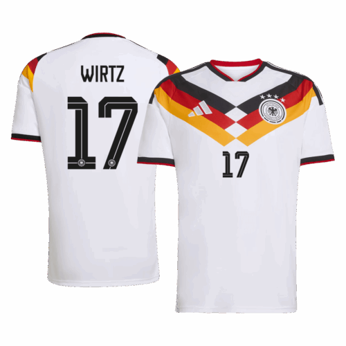 619035_1 WIRTZ #17 Germany Home Soccer Jersey World Cup 2026 White