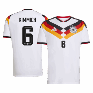 619058_1 KIMMICH #6 Germany Home Soccer Jersey World Cup 2026 White