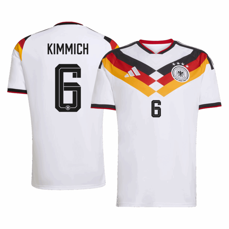619058_1 KIMMICH #6 Germany Home Soccer Jersey World Cup 2026 White