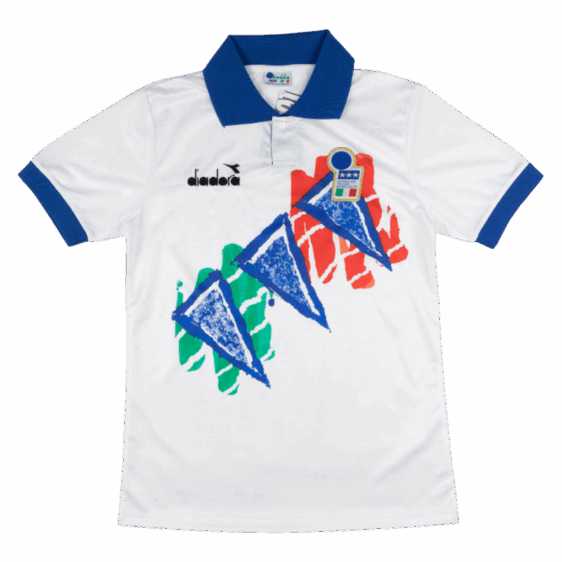 613915_1 Italy Pre-Match Soccer Jersey Retro 1994