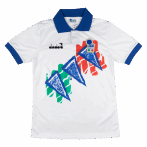 613915_3 Italy Pre-Match Soccer Jersey Retro 1994