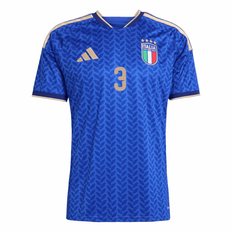 621341_2 DIMARCO #3 Italy Home Soccer Jersey World Cup 2026 Blue