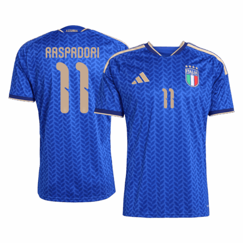 621387_1 RASPADORI #11 Italy Home Soccer Jersey World Cup 2026 Blue