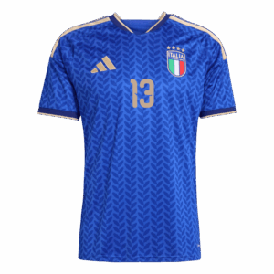 621410_2 DARMIAN #13 Italy Home Soccer Jersey World Cup 2026 Blue