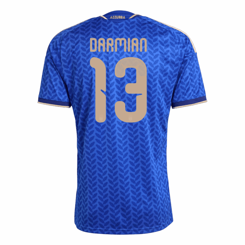 621410_3 DARMIAN #13 Italy Home Soccer Jersey World Cup 2026 Blue