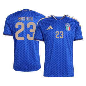 621456_1 BASTONI #23 Italy Home Soccer Jersey World Cup 2026 Blue