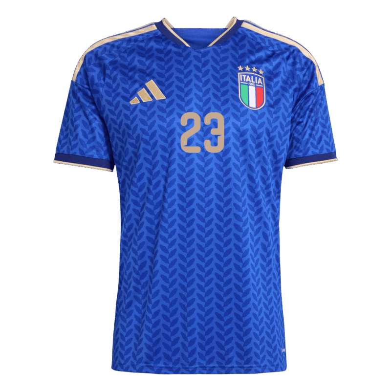 621456_2 BASTONI #23 Italy Home Soccer Jersey World Cup 2026 Blue