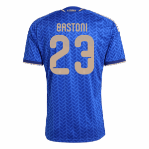 621456_3 BASTONI #23 Italy Home Soccer Jersey World Cup 2026 Blue