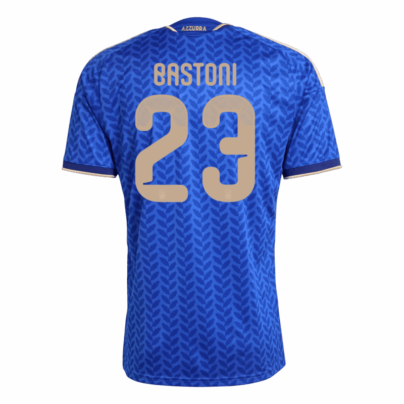 621456_3 BASTONI #23 Italy Home Soccer Jersey World Cup 2026 Blue