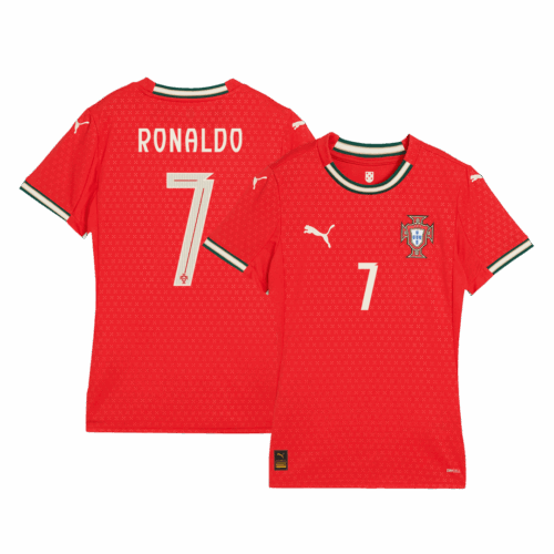 578791_1 RONALDO #7 Portugal Home Soccer Jersey Replica 2025 - Women Size