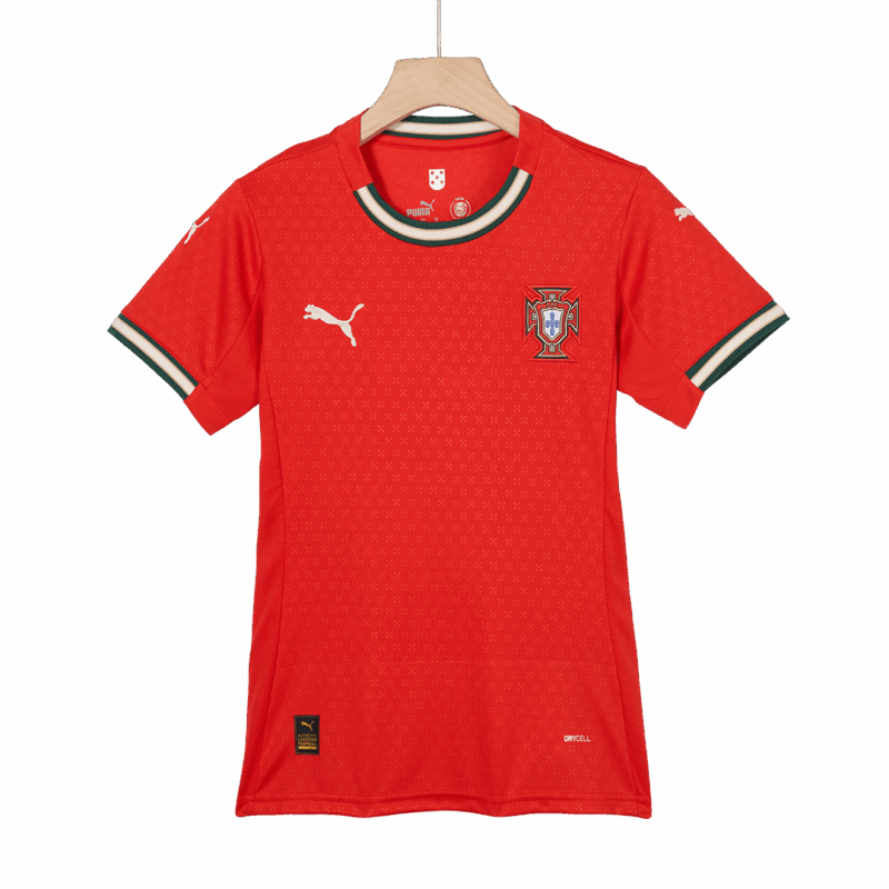 RONALDO #7 Portugal Home Soccer Jersey Replica 2025 - Women Size