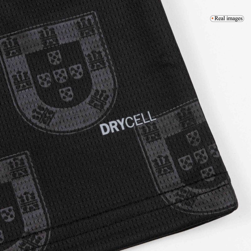 Kid's Portugal Special Edition Soccer Jersey Kit(Jersey+Shorts) World Cup 2026 Black