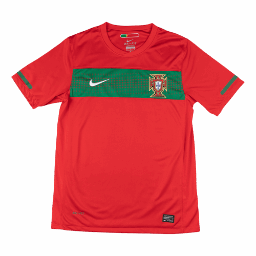 613916_1 Portugal Home Soccer Jersey Retro 2010