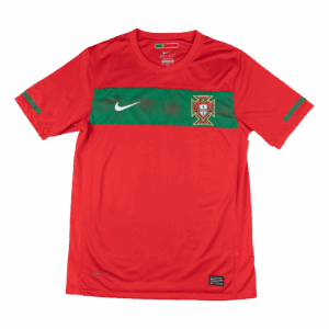 613916_3 Portugal Home Soccer Jersey Retro 2010