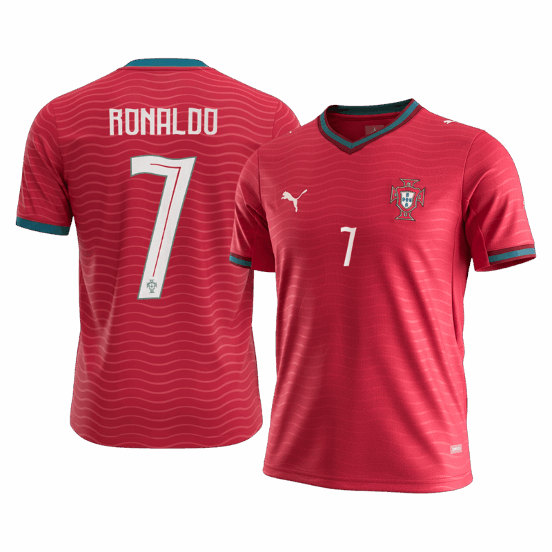 622807_1 RONALDO#7 Portugal Home Soccer Jersey World Cup 2026 Red