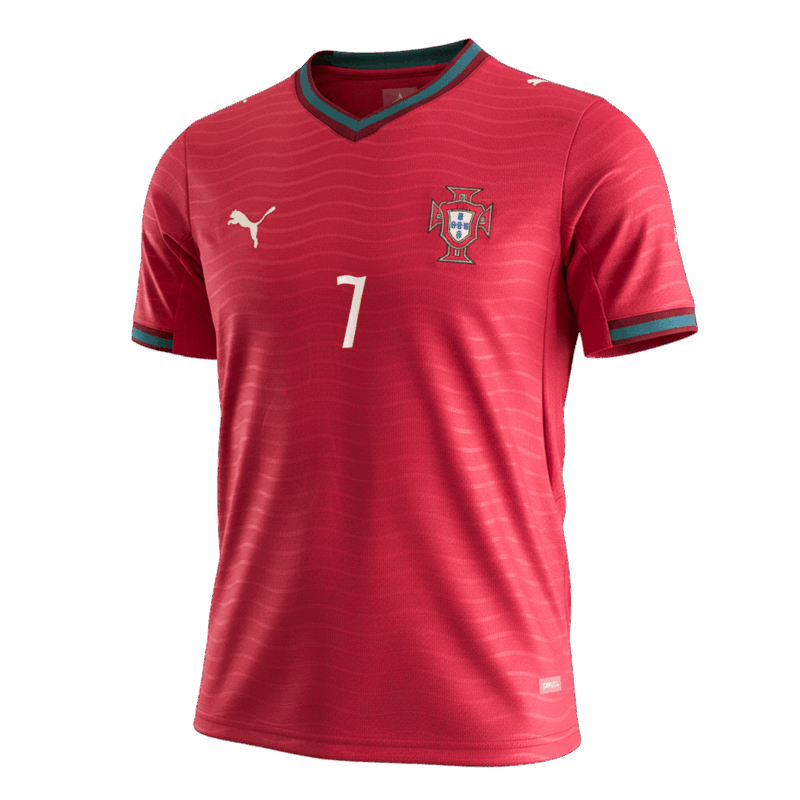 622807_2 RONALDO#7 Portugal Home Soccer Jersey World Cup 2026 Red