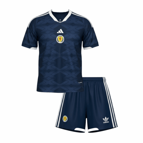 626814_1 Kid's Scotland Home Soccer Jersey Kit(Jersey+Shorts) World Cup 2026 Navy