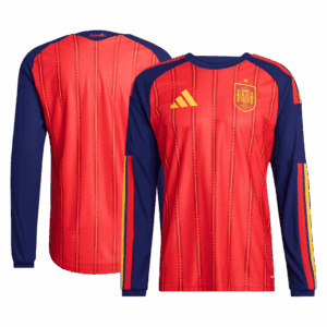 627464_3 Spain Long Sleeve Home Soccer Jersey 2026