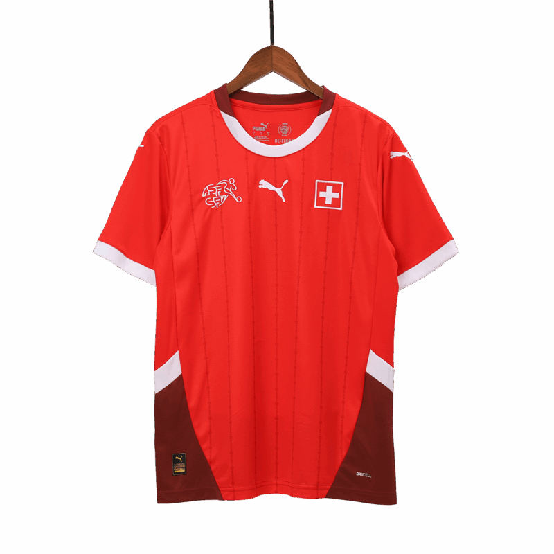 511477_3 Switzerland Home Soccer Jersey Replica 2024/25
