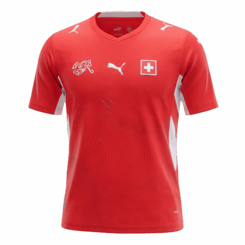 619914_1 Switzerland Home Soccer Jersey World Cup 2026 Red