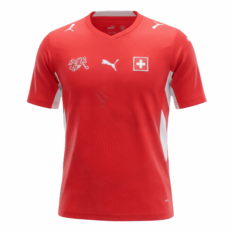 619914_2 Switzerland Home Soccer Jersey World Cup 2026 Red